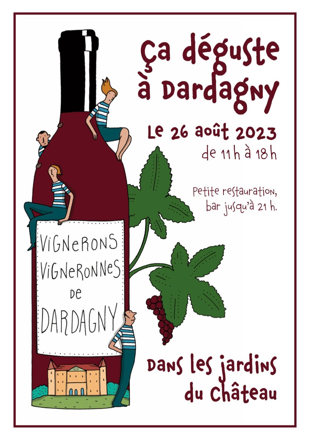 Dardagny deguste   aout 2023 au Chateau